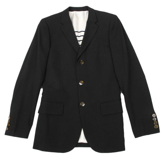 Jean Paul GAULTIER HOMME Wool Blend Jacket Black Size 46
