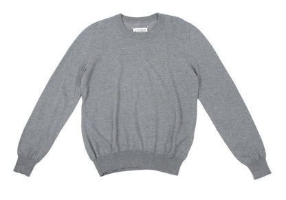 Maison Martin Margiel Cotton Wool Elbow Sweater Gray Size S