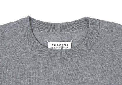 Maison Martin Margiel Cotton Wool Elbow Sweater Gray Size S