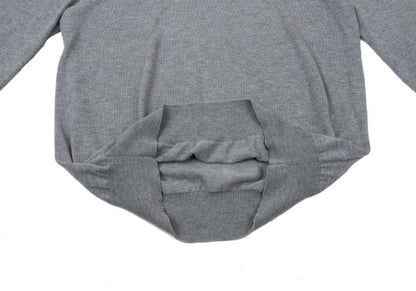 Maison Martin Margiel Cotton Wool Elbow Sweater Gray Size S