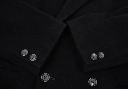 Yohji Yamamoto POUR HOMME Wool Double Jacket Black Size M