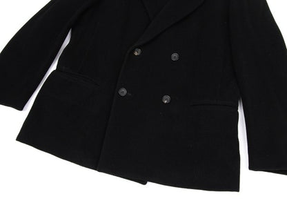 Yohji Yamamoto POUR HOMME Wool Double Jacket Black Size M