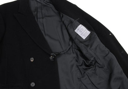 Yohji Yamamoto POUR HOMME Wool Double Jacket Black Size M