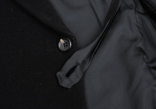 Yohji Yamamoto POUR HOMME Wool Double Jacket Black Size M