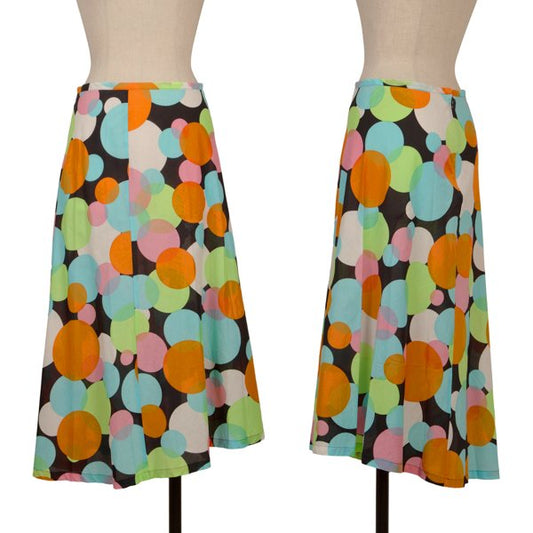 tricot COMME des GARCONS Colorful Dot A-Line Skirt Size S