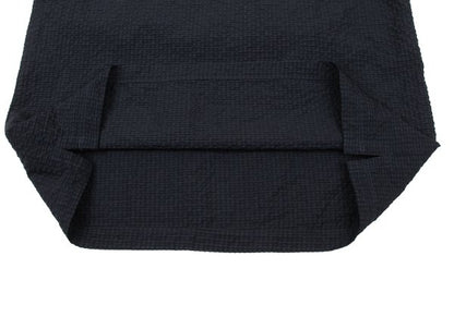 EMPORIO ARMANI Poly Seersucker Check T-Shirt Navy Size S