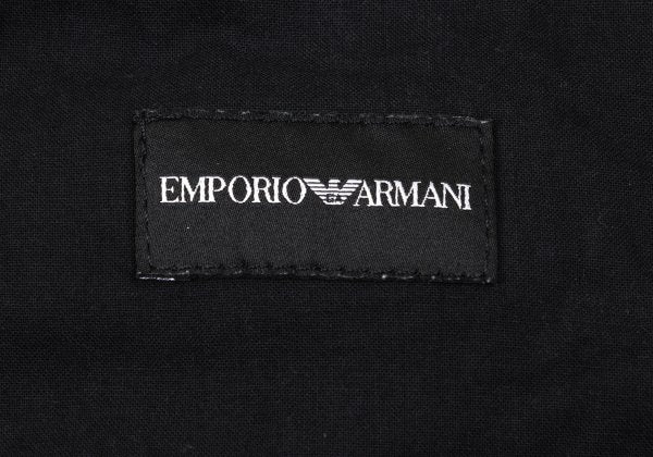 EMPORIO ARMANI Polyester Seersucker Shorts Navy Size 44