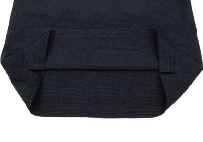 EMPORIO ARMANI Poly Seersucker Check Pants Navy Size S