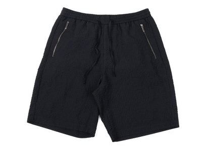 EMPORIO ARMANI Poly Seersucker Check Pants Navy Size S