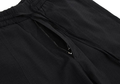 EMPORIO ARMANI Polyester Seersucker Shorts Black Size 44
