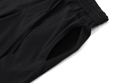 EMPORIO ARMANI Polyester Seersucker Shorts Black Size 44