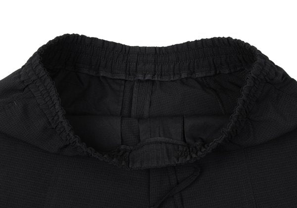 EMPORIO ARMANI Polyester Seersucker Shorts Black Size 44