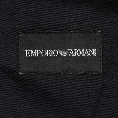 EMPORIO ARMANI Polyester Seersucker Shorts Black Size 44