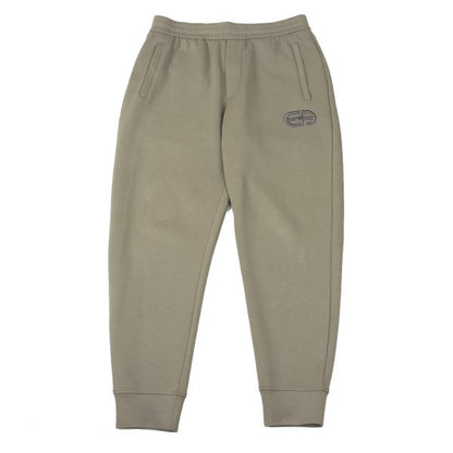 EMPORIO ARMANI Logo Embroidered Track Joggers Greige Size XS