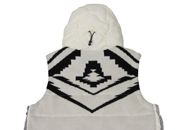 EMPORIO ARMANI Quilted Down Vest Off-Black Size 44