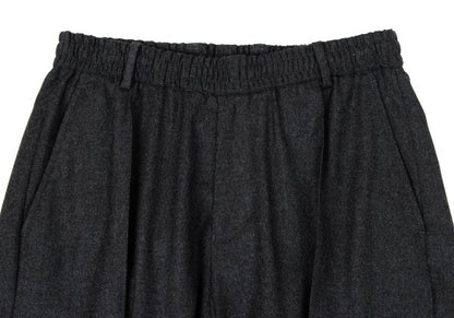 EMPORIO ARMANI Cashmere Blend Wool Easy Pants Gray Size 44