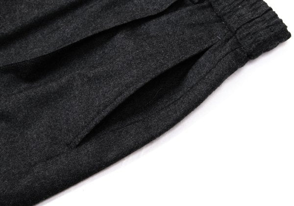 EMPORIO ARMANI Cashmere Blend Wool Easy Pants Gray Size 44