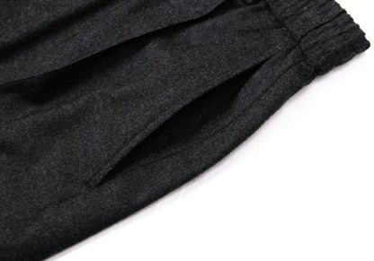 EMPORIO ARMANI Cashmere Blend Wool Easy Pants Gray Size 44