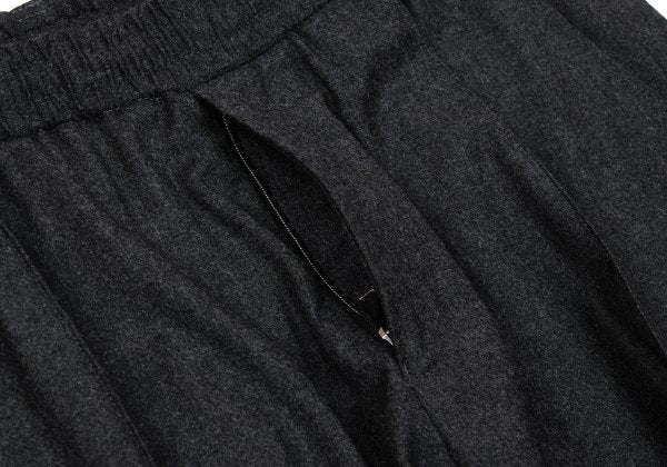 EMPORIO ARMANI Cashmere Blend Wool Easy Pants Gray Size 44