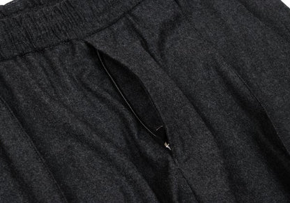 EMPORIO ARMANI Cashmere Blend Wool Easy Pants Gray Size 44