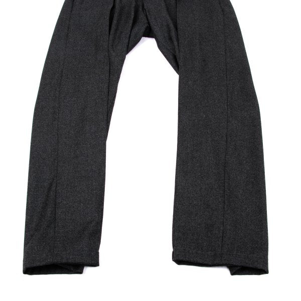 EMPORIO ARMANI Cashmere Blend Wool Easy Pants Gray Size 44