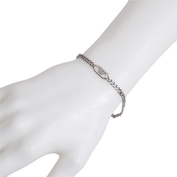 EMPORIO ARMANI Steel Chain Bracelet Silver