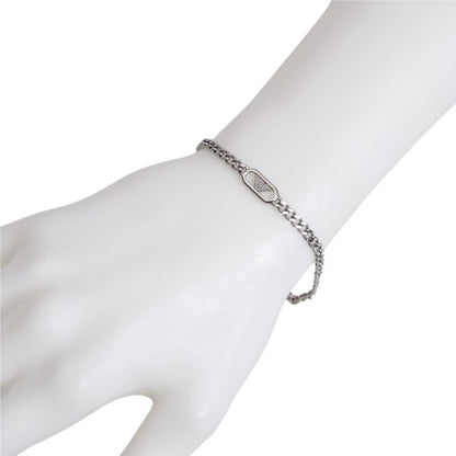 EMPORIO ARMANI Steel Chain Bracelet Silver