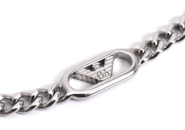 EMPORIO ARMANI Steel Chain Bracelet Silver