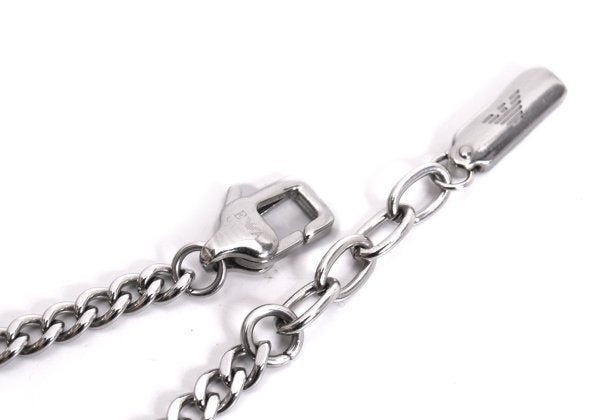 EMPORIO ARMANI Steel Chain Bracelet Silver