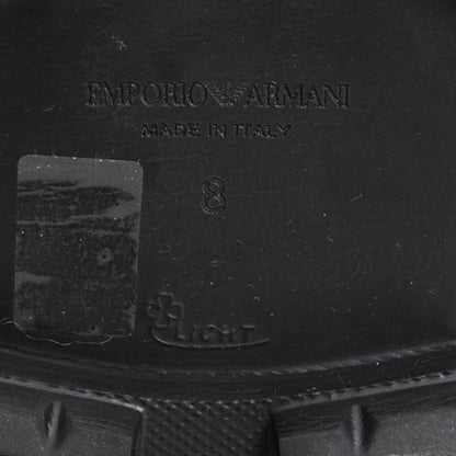EMPORIO ARMANI 3D Velour Short Gray Black Boots Size 8 (28cm)
