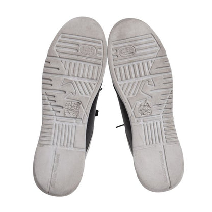 EMPORIO ARMANI Signature Print Black White Sneakers Size 42 (27cm)