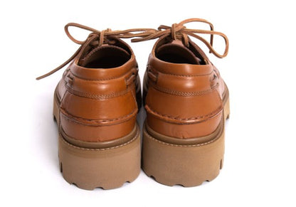 EMPORIO ARMANI Command Sole Slip-Ons Brown Size 7 (26cm)