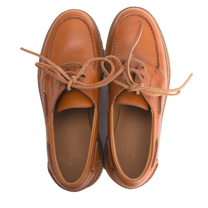EMPORIO ARMANI Command Sole Slip-Ons Brown Size 7 (26cm)