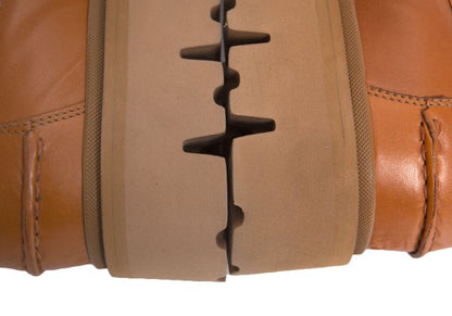 EMPORIO ARMANI Command Sole Slip-Ons Brown Size 7 (26cm)