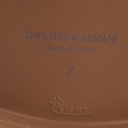EMPORIO ARMANI Command Sole Slip-Ons Brown Size 7 (26cm)