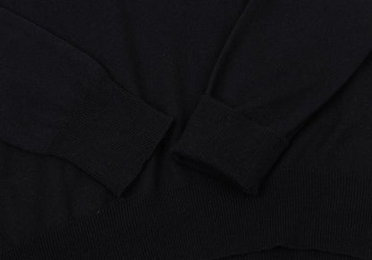 ZUCCA Cashmere Blend V-Neck Sweater Navy Size M