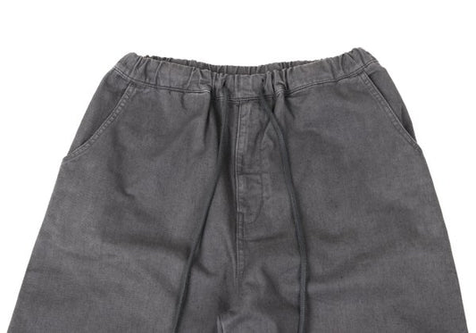 zucca Cotton Linen Wide Straight Pants Gray Size S