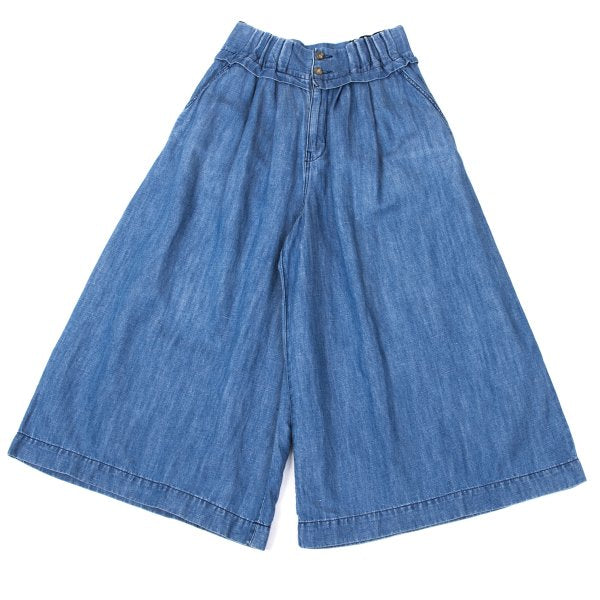 ZUCCA Waist Panel Wide Leg Denim Jeans Blue Size S