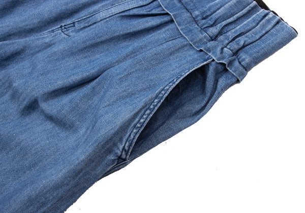 ZUCCA Waist Panel Wide Leg Denim Jeans Blue Size S