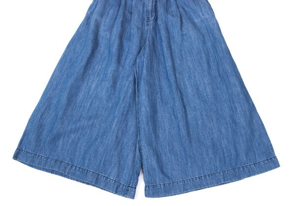 ZUCCA Waist Panel Wide Leg Denim Jeans Blue Size S