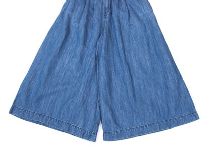 ZUCCA Waist Panel Wide Leg Denim Jeans Blue Size S
