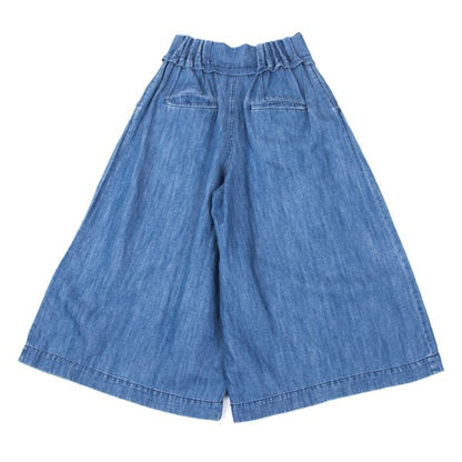ZUCCA Waist Panel Wide Leg Denim Jeans Blue Size S