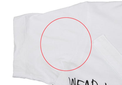 COMME des GARCONS Cross Patch T-Shirt White/Black Size S
