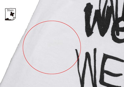 COMME des GARCONS Cross Patch T-Shirt White/Black Size S