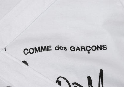 COMME des GARCONS Cross Patch T-Shirt White/Black Size S