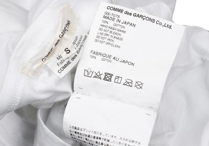 COMME des GARCONS Cross Patch T-Shirt White/Black Size S