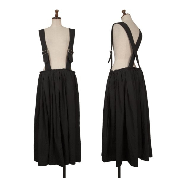 BLACK COMME des GARCONS Belted Suspender Skirt Size S