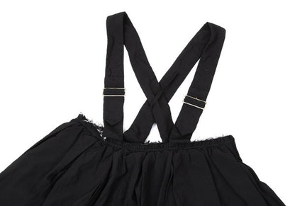 BLACK COMME des GARCONS Belted Suspender Skirt Size S