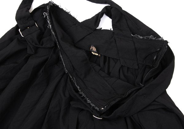 BLACK COMME des GARCONS Belted Suspender Skirt Size S