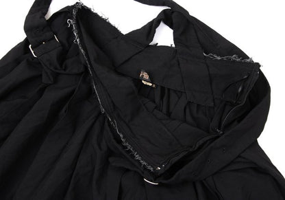 BLACK COMME des GARCONS Belted Suspender Skirt Size S